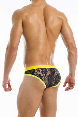 Modus Vivendi Grey/Yellow Floral-Lace Brief thumbnail 3