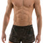 Modus Vivendi Khaki-Camo Side-Split Swim Short