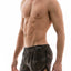 Modus Vivendi Khaki-Camo Side-Split Swim Short