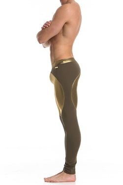 Modus Vivendi Khaki/Gold Dusk2Dawn Meggings thumbnail 4