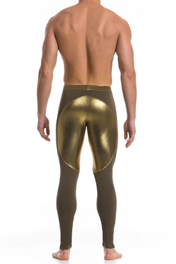 Modus Vivendi Khaki/Gold Dusk2Dawn Meggings thumbnail 3