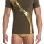 Modus Vivendi Khaki/Gold Dusk2Dawn T-Shirt
