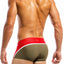 Modus Vivendi Khaki/Red Multi Swim Trunk