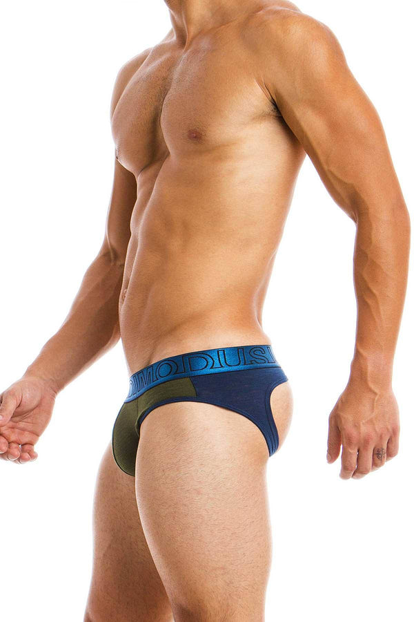 Modus Vivendi Khaki Slub Backless Brief