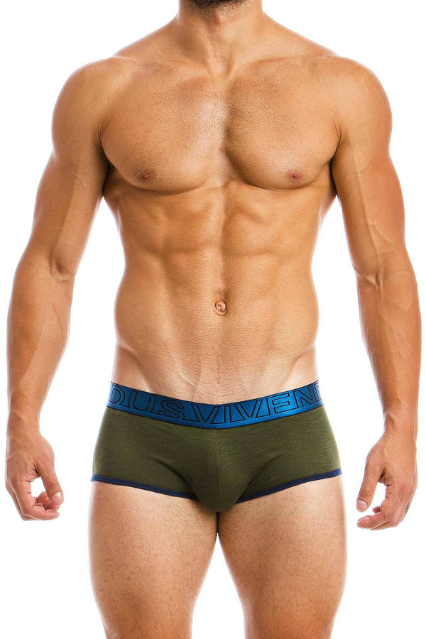 Modus Vivendi Khaki Slub Brazil-Cut Trunk