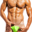 Modus Vivendi Lime/Nude Low-Cut Swim Brief