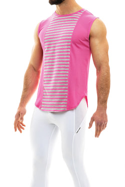 Modus Vivendi Pink Pop Melange Sleeveless Tank thumbnail 2