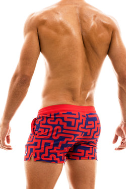 Modus Vivendi Red Labyrinth Swim Short thumbnail 3