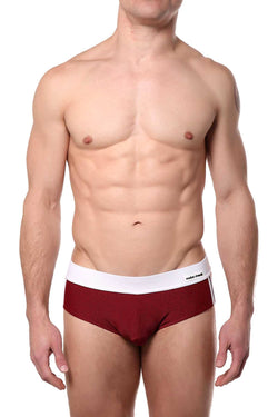 Modus Vivendi Red Melanze Swim Brief thumbnail 1