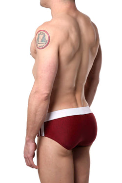 Modus Vivendi Red Melanze Swim Brief thumbnail 2