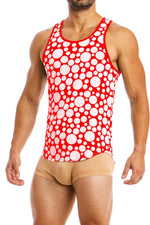Modus Vivendi Red PolkaDot Tank Top