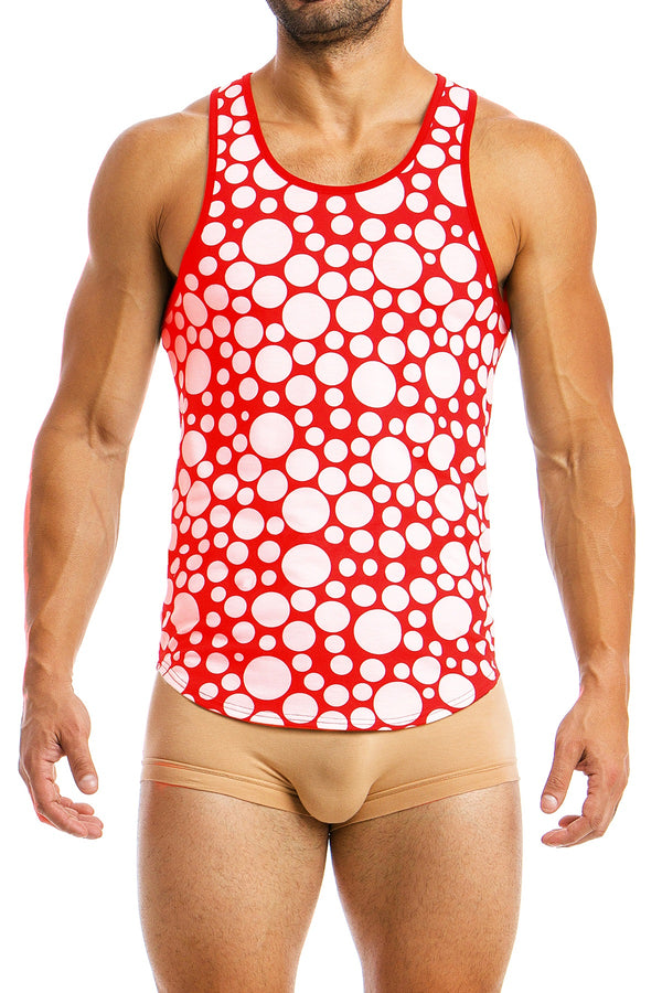 Modus Vivendi Red PolkaDot Tank Top