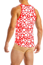 Modus Vivendi Red PolkaDot Tank Top