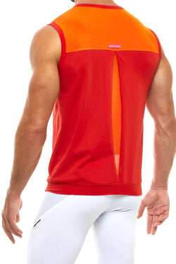 Modus Vivendi Red Secret Pleat Sleeveless thumbnail 3