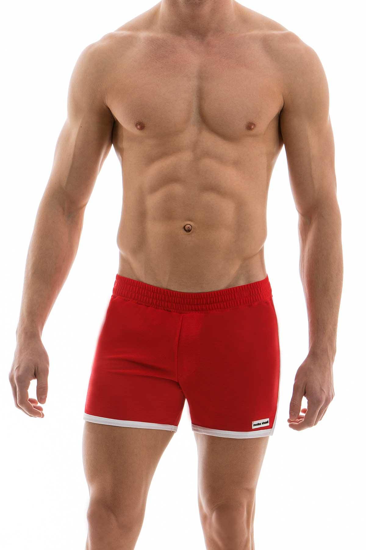 Modus Vivendi Red Sporty Swim Short