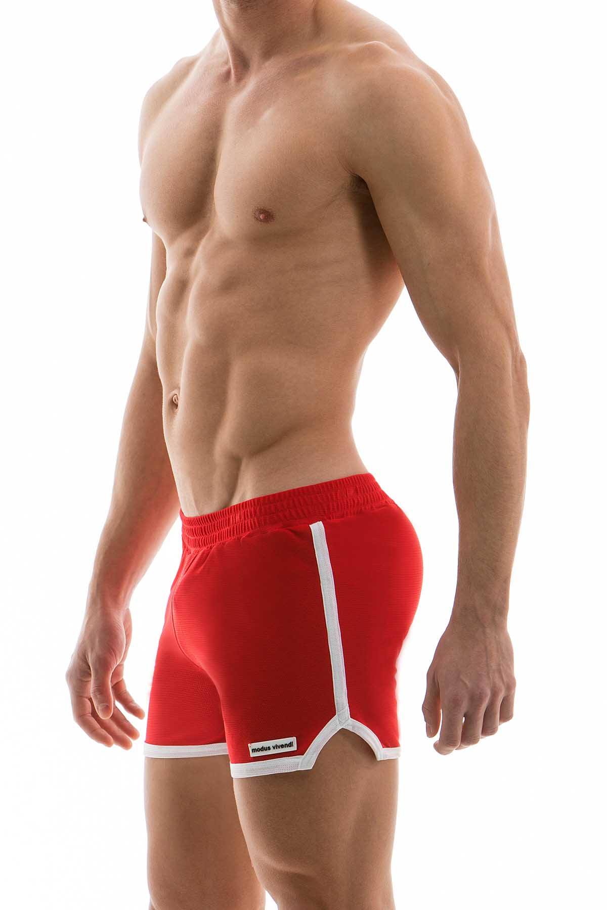 Modus Vivendi Red Sporty Swim Short