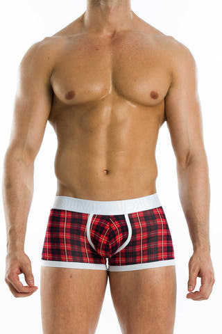 Modus Vivendi Red Tartan Boxer