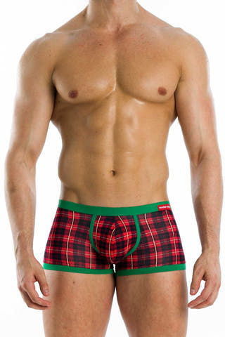 Modus Vivendi Red Tartan Mini-Boxer