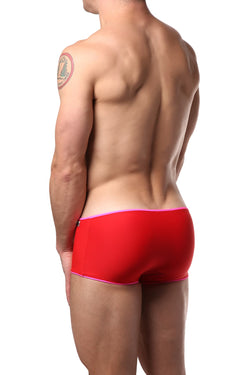Modus Vivendi Red & Fuchsia Reversible Swim Boxer thumbnail 2