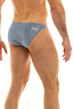 Modus Vivendi Steel Blue Glam Sparkle Low Cut Brief thumbnail 3