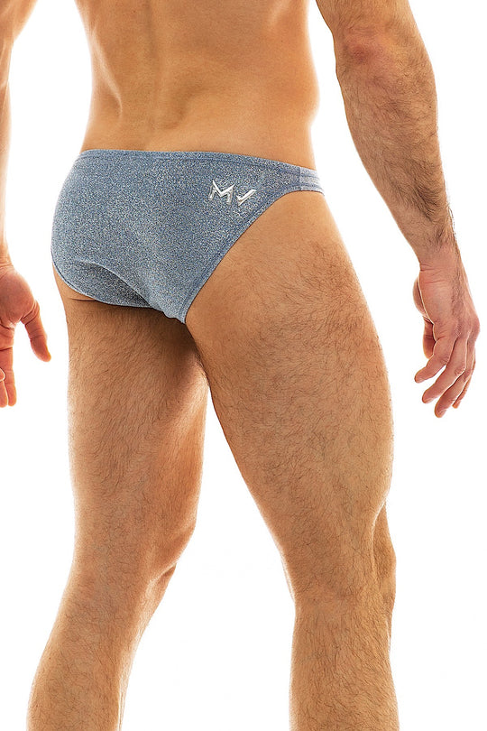 Modus Vivendi Steel Blue Glam Sparkle Low Cut Brief