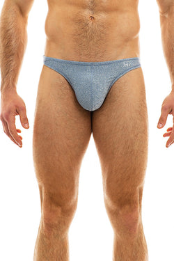 Modus Vivendi Steel Blue Glam Sparkle Low Cut Brief thumbnail 1