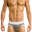 Modus Vivendi White/Graphic Fishnet Bottomless Jock-Brief
