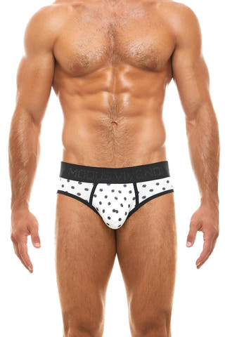 Modus Vivendi White Screw Dot Classic Brief