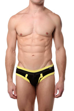 Modus Vivendi Yellow/Black Towel Brief thumbnail 1