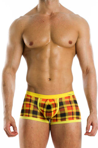 Modus Vivendi Yellow Tartan Mini-Boxer