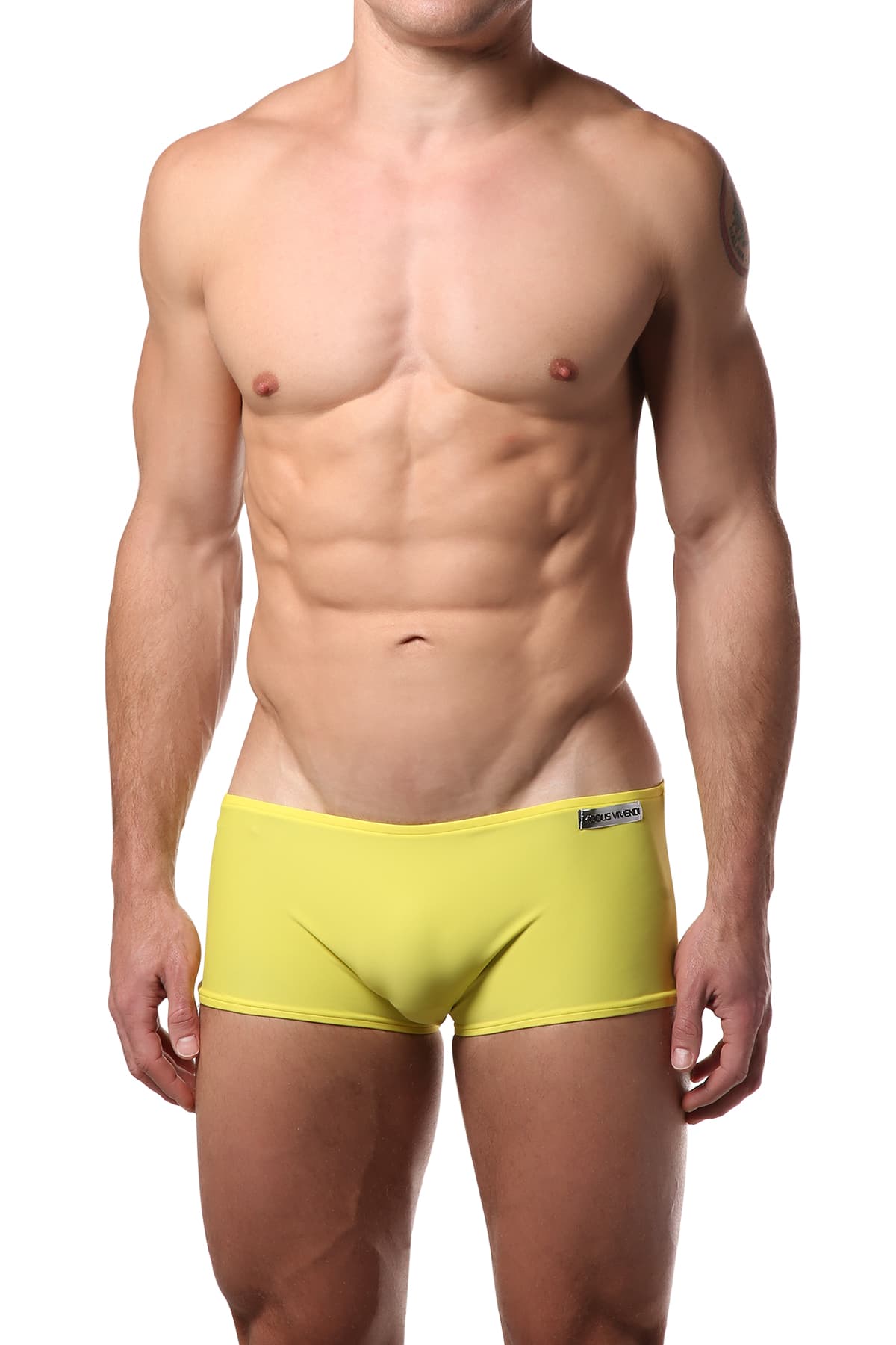 Modus Vivendi Yellow & Aqua Reversible Swim Boxer