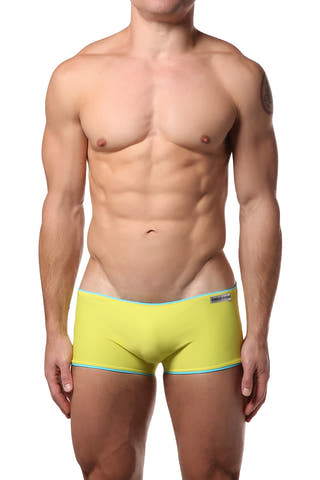 Modus Vivendi Yellow & Aqua Reversible Swim Boxer