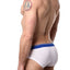 Modus Vivendi for CheapUndies White/Cobalt-Blue Classic Brief