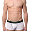 Modus Vivendi for CheapUndies White/Green Low-Rise Trunk