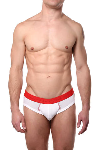 Modus Vivendi for CheapUndies White/Red Classic Brief