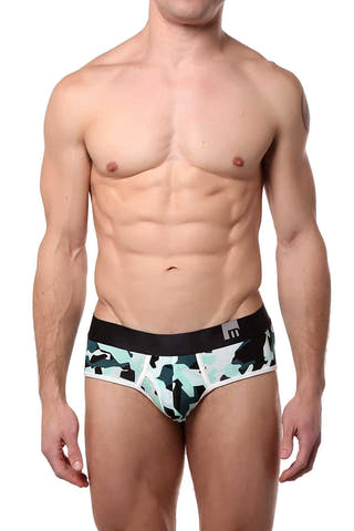 Mosmann Aqua-Camo Artillery Bamboo Brief