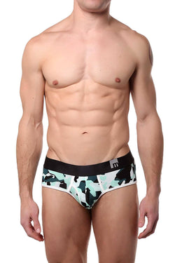 Mosmann Aqua-Camo Artillery Bamboo Brief thumbnail 1