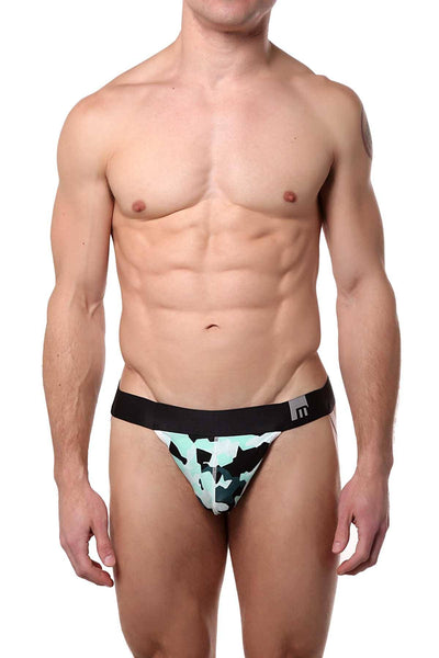 Mosmann Aqua-Camo Artillery Bamboo Jockstrap