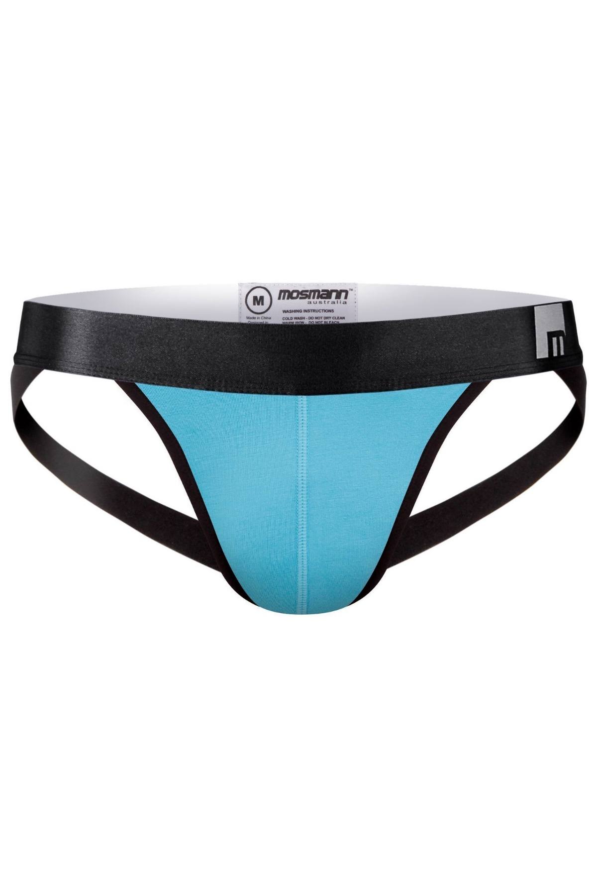 Mosmann Atlantis-Cyan Modal Jockstrap