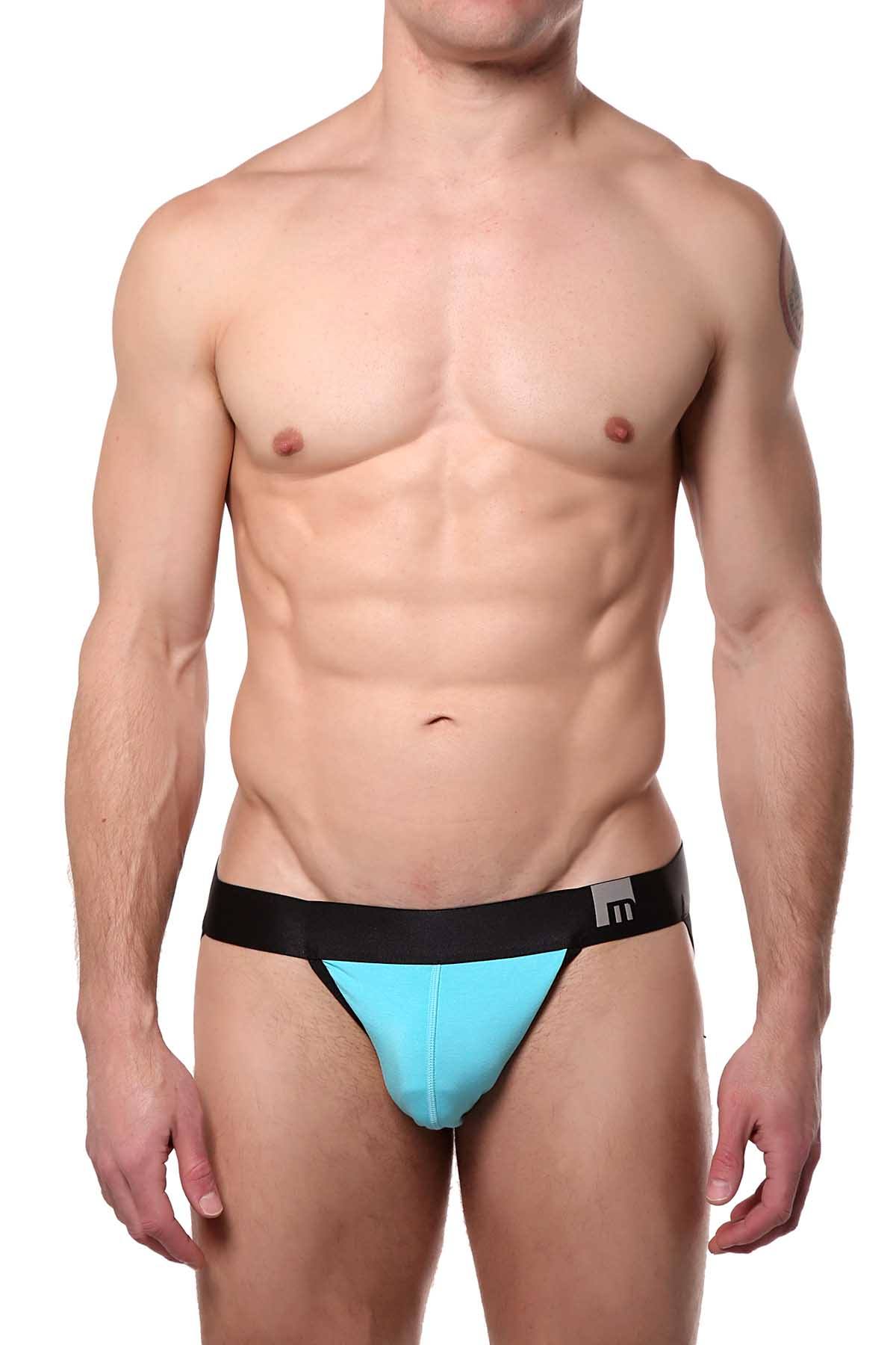 Mosmann Atlantis-Cyan Modal Jockstrap