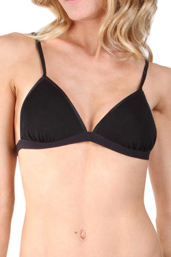 Mosmann Black Adele Soft Cup Triangle Bralette thumbnail 3