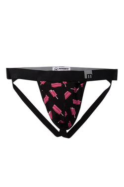 Mosmann Black/Ice-Block Popsicle Bamboo Jockstrap thumbnail 2