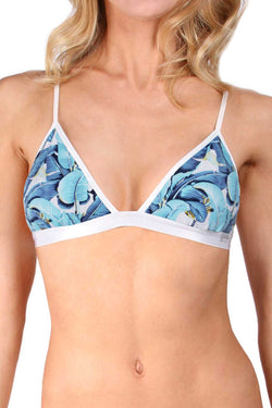 Mosmann Blue Congo Triangle Bralette thumbnail 2