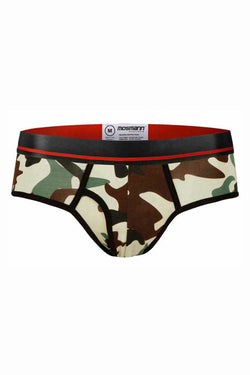 Mosmann Camo-Green Classic Modal Brief thumbnail 3