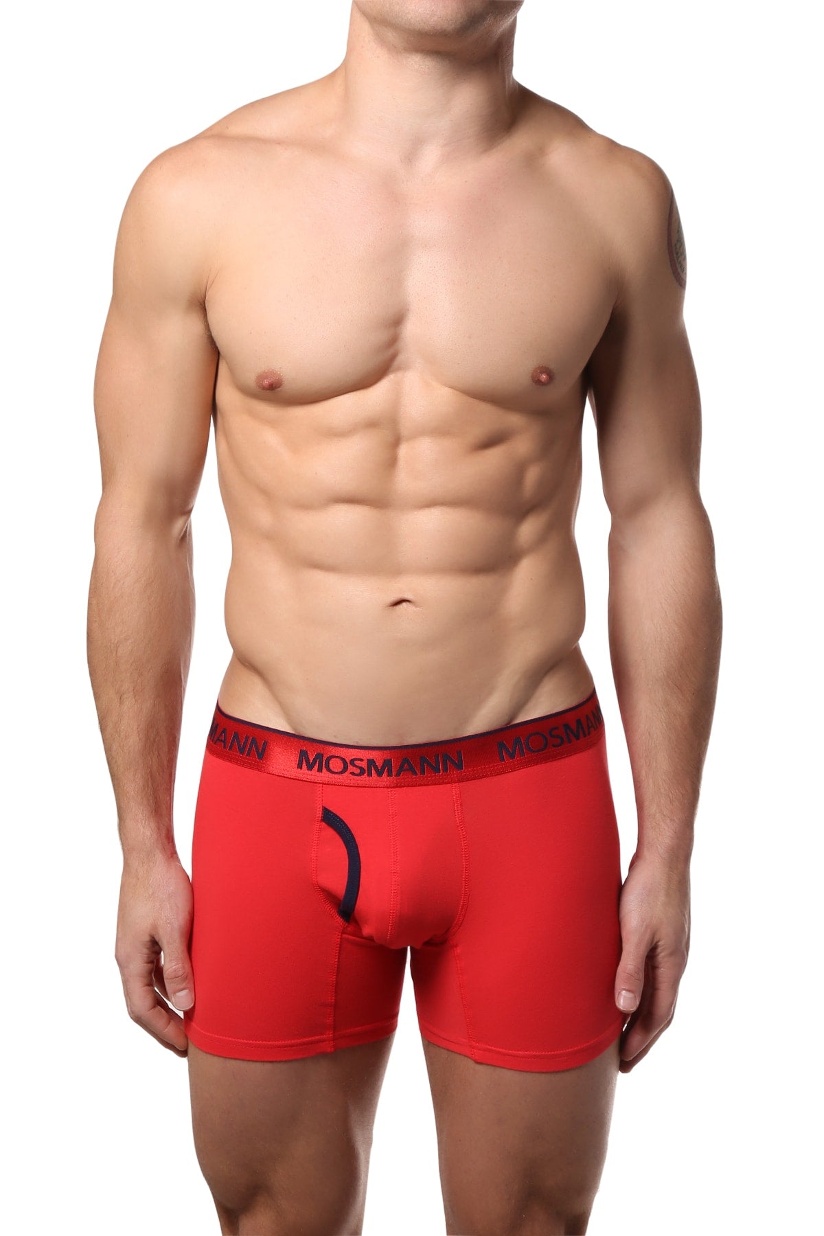 Mosmann Dark-Red Long Boxer