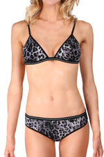 Mosmann Leopard Lolita Soft Cup Triangle Bralette