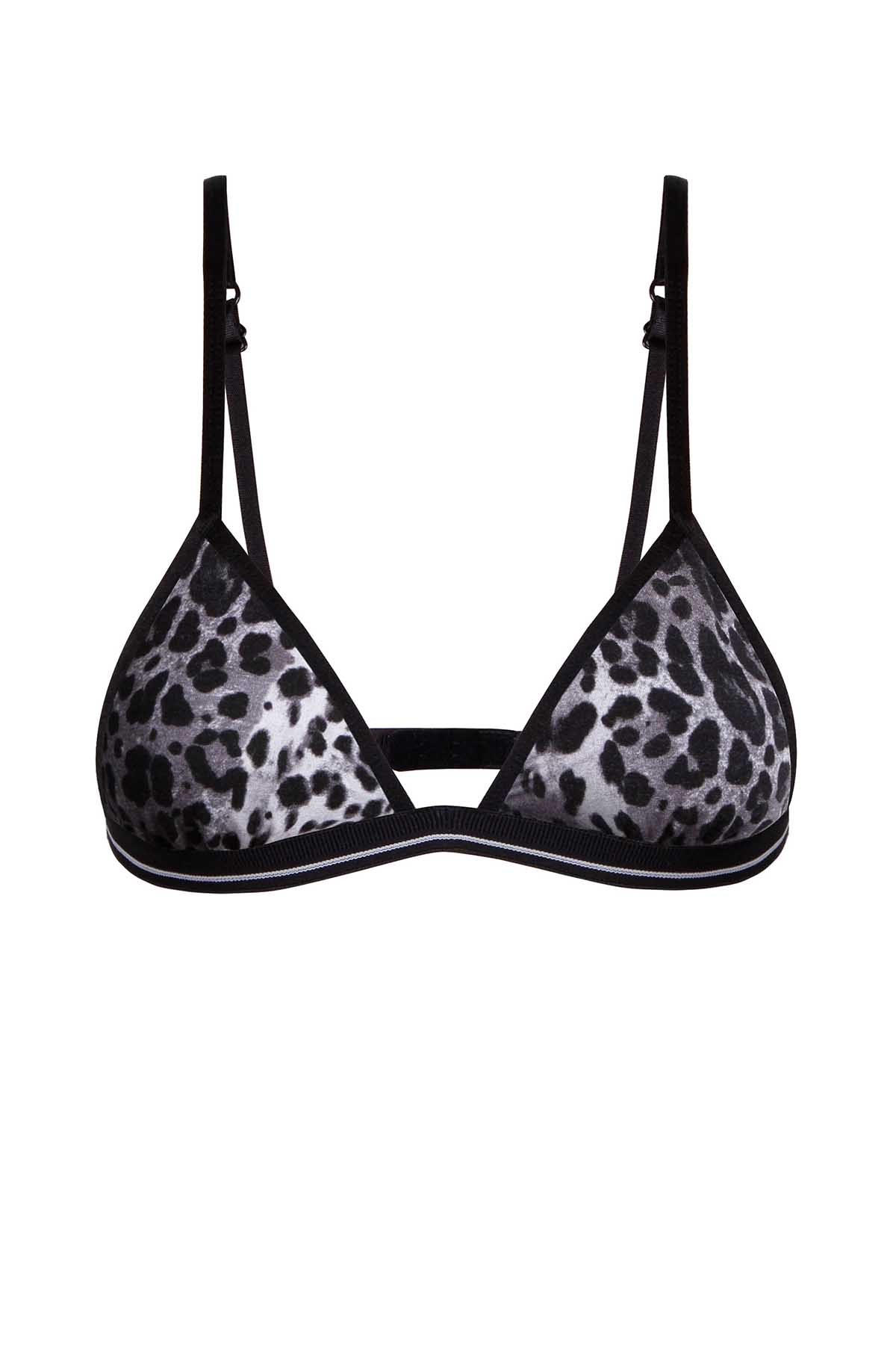Mosmann Leopard Lolita Soft Cup Triangle Bralette