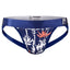 Mosmann Navy Zen Printed Bamboo Jockstrap