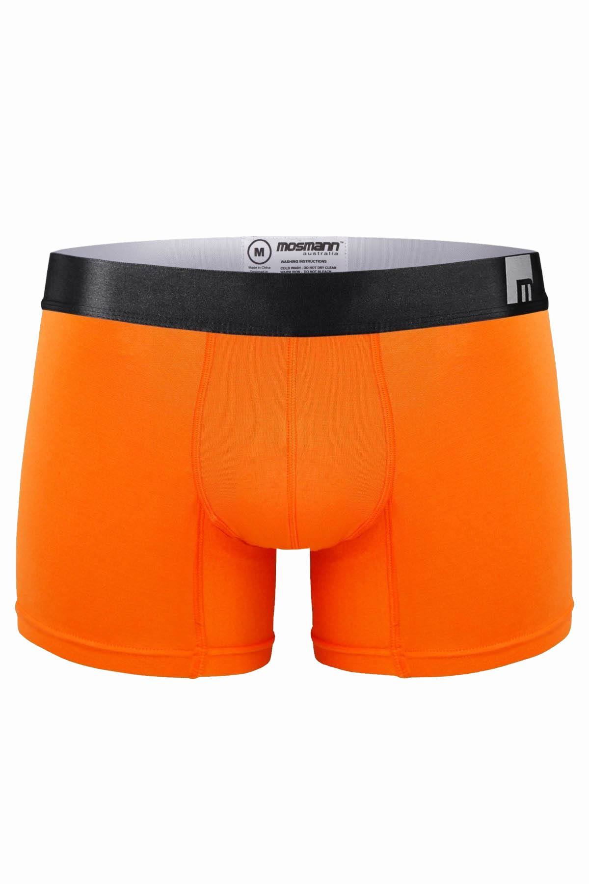 Mosmann Orange Tuscan Bamboo Boxer Brief