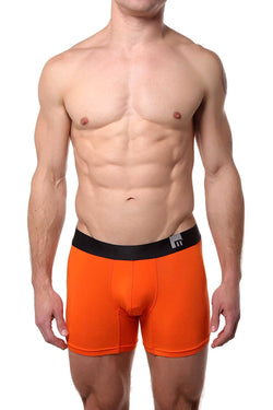 Mosmann Orange Tuscan Bamboo Boxer Brief thumbnail 1